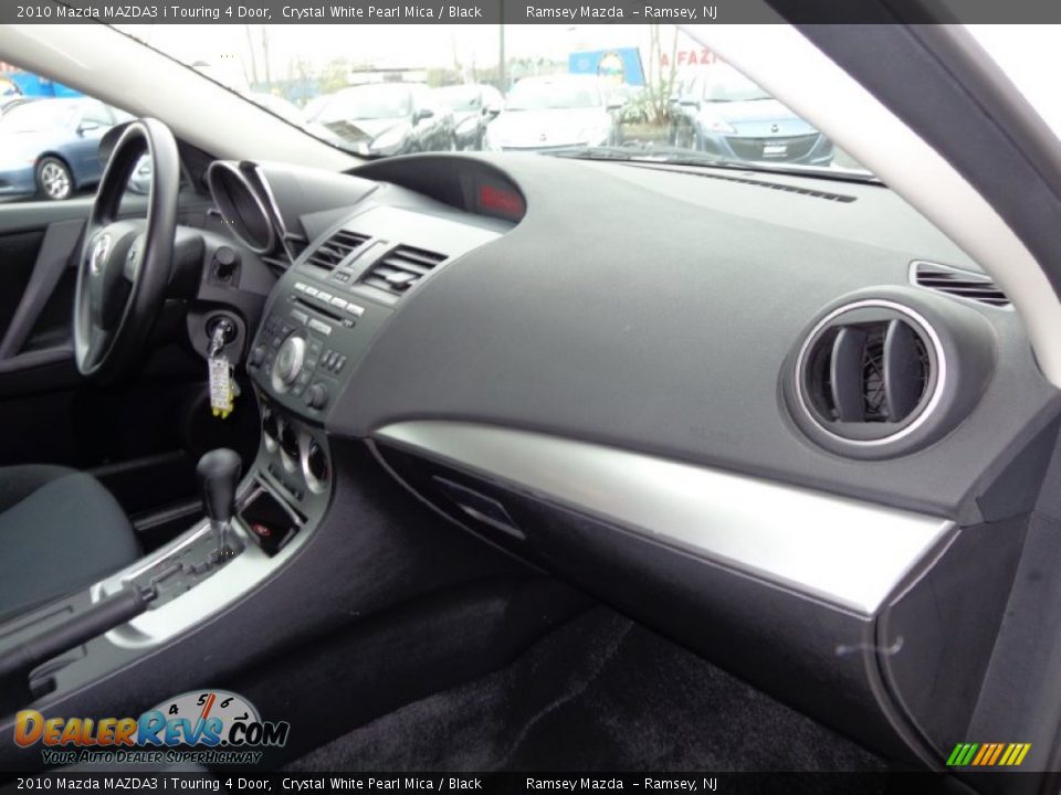2010 Mazda MAZDA3 i Touring 4 Door Crystal White Pearl Mica / Black Photo #10
