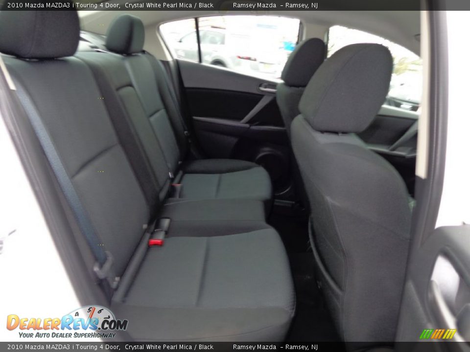 2010 Mazda MAZDA3 i Touring 4 Door Crystal White Pearl Mica / Black Photo #13