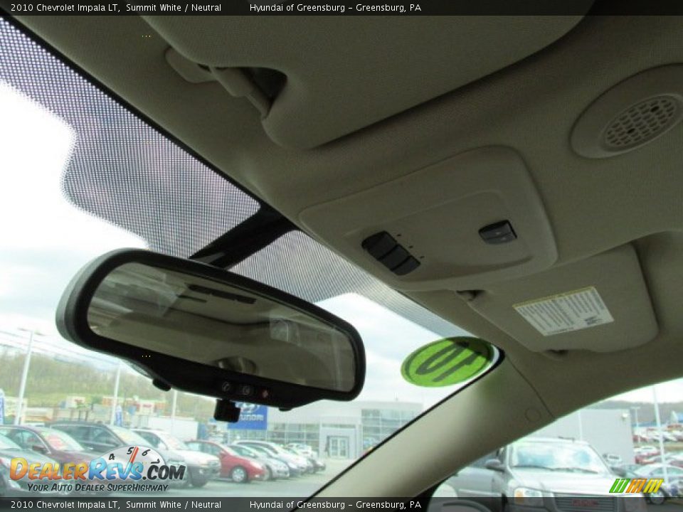 2010 Chevrolet Impala LT Summit White / Neutral Photo #19