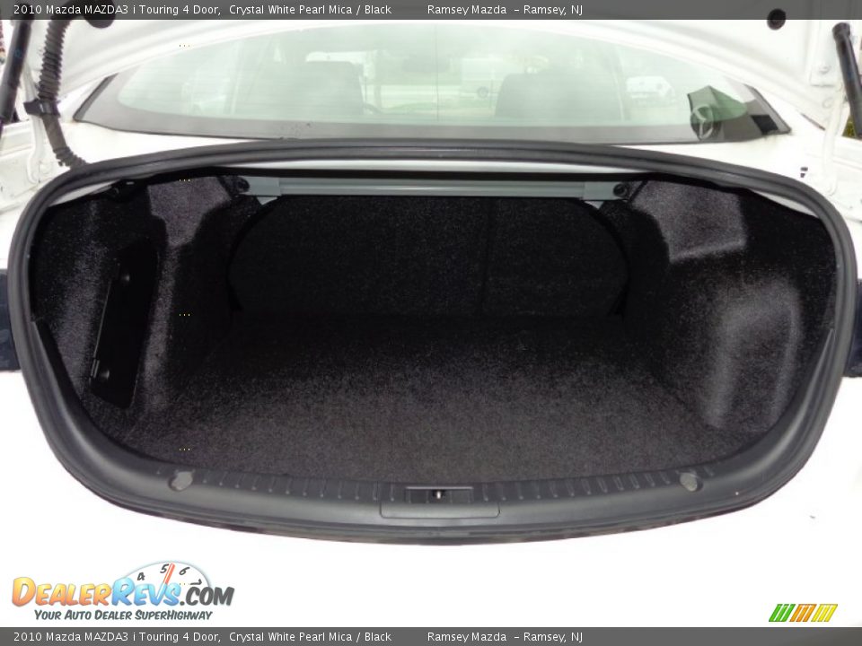 2010 Mazda MAZDA3 i Touring 4 Door Crystal White Pearl Mica / Black Photo #14