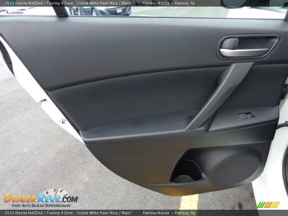 2010 Mazda MAZDA3 i Touring 4 Door Crystal White Pearl Mica / Black Photo #15