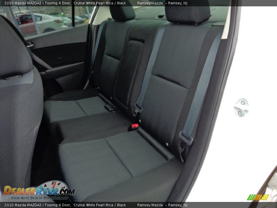 2010 Mazda MAZDA3 i Touring 4 Door Crystal White Pearl Mica / Black Photo #16