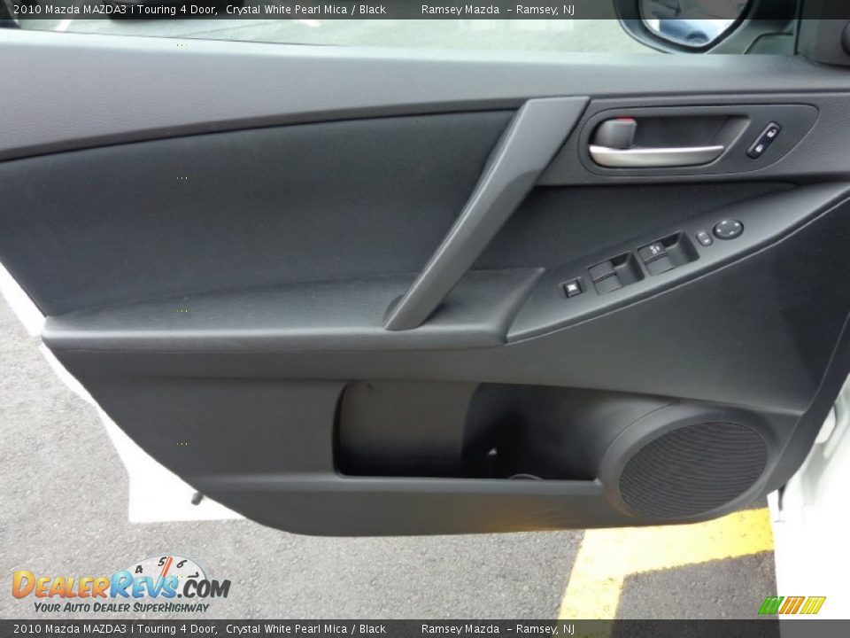 2010 Mazda MAZDA3 i Touring 4 Door Crystal White Pearl Mica / Black Photo #17