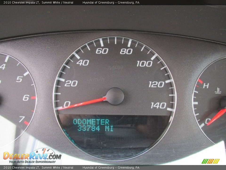 2010 Chevrolet Impala LT Summit White / Neutral Photo #25