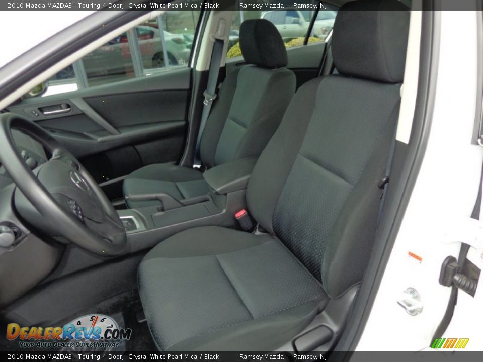 2010 Mazda MAZDA3 i Touring 4 Door Crystal White Pearl Mica / Black Photo #19
