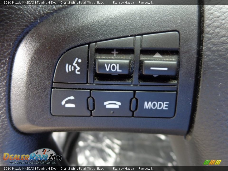 2010 Mazda MAZDA3 i Touring 4 Door Crystal White Pearl Mica / Black Photo #22