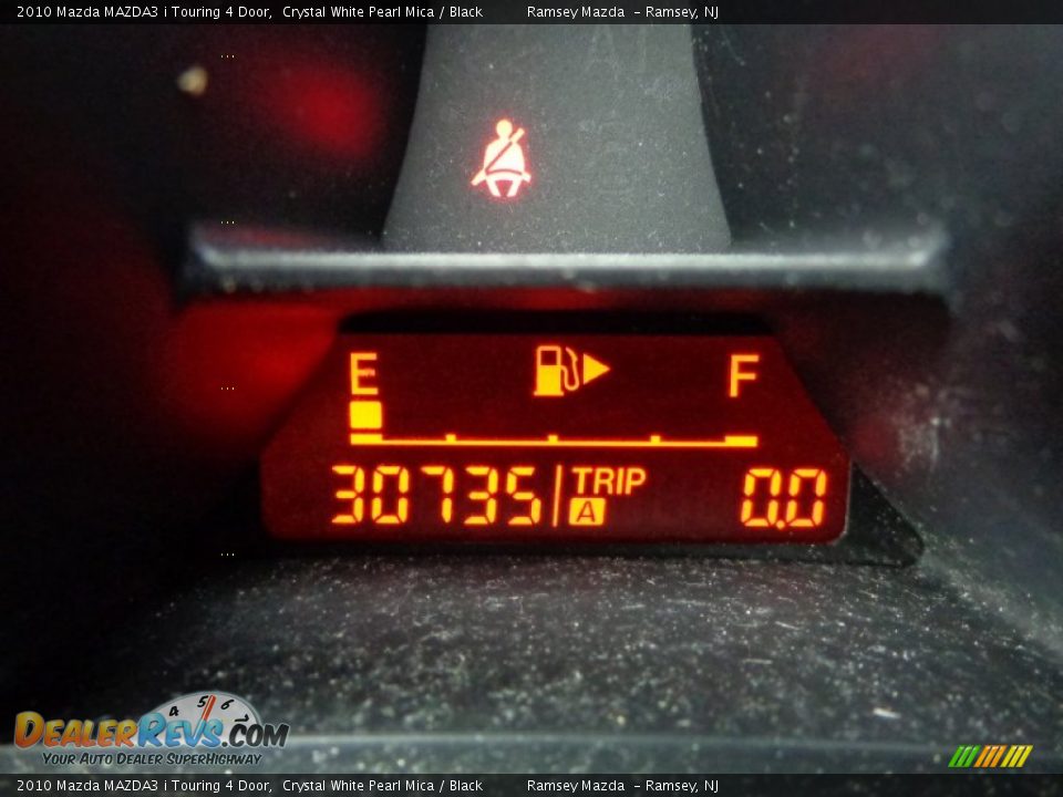 2010 Mazda MAZDA3 i Touring 4 Door Crystal White Pearl Mica / Black Photo #25