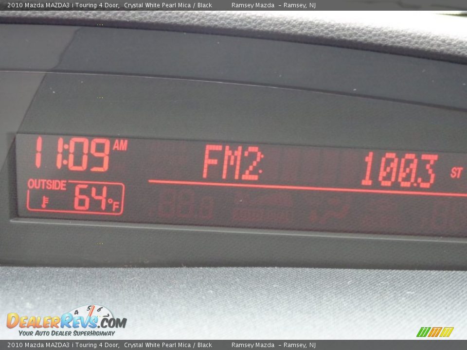 2010 Mazda MAZDA3 i Touring 4 Door Crystal White Pearl Mica / Black Photo #27