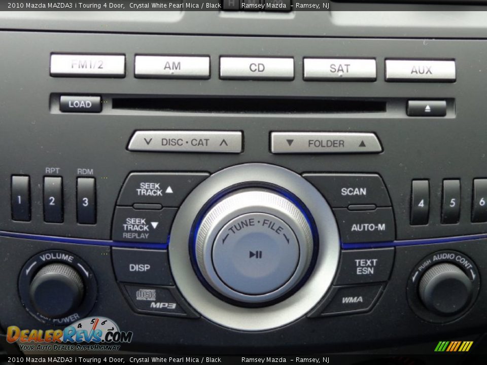2010 Mazda MAZDA3 i Touring 4 Door Crystal White Pearl Mica / Black Photo #28