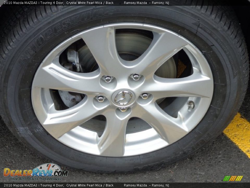 2010 Mazda MAZDA3 i Touring 4 Door Crystal White Pearl Mica / Black Photo #31