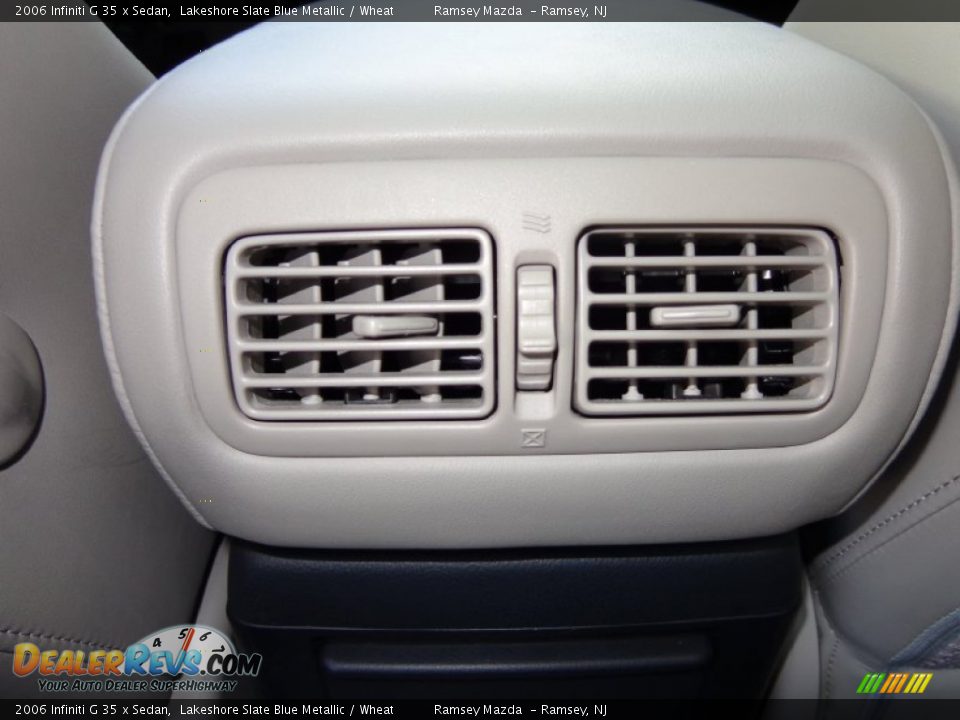 2006 Infiniti G 35 x Sedan Lakeshore Slate Blue Metallic / Wheat Photo #21