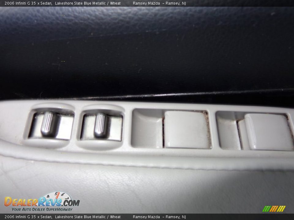 2006 Infiniti G 35 x Sedan Lakeshore Slate Blue Metallic / Wheat Photo #27