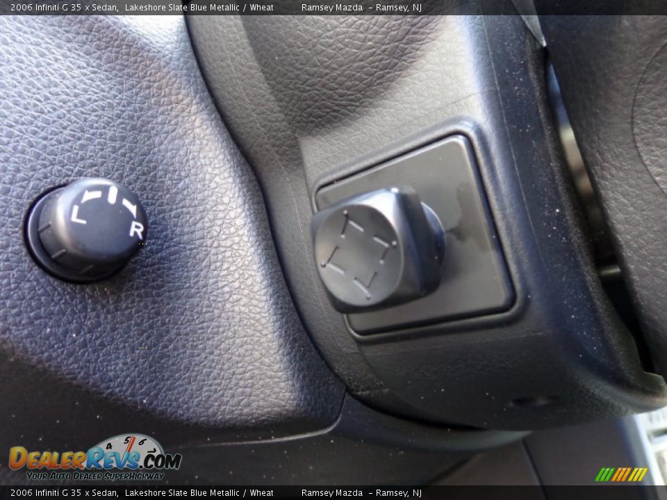 2006 Infiniti G 35 x Sedan Lakeshore Slate Blue Metallic / Wheat Photo #34