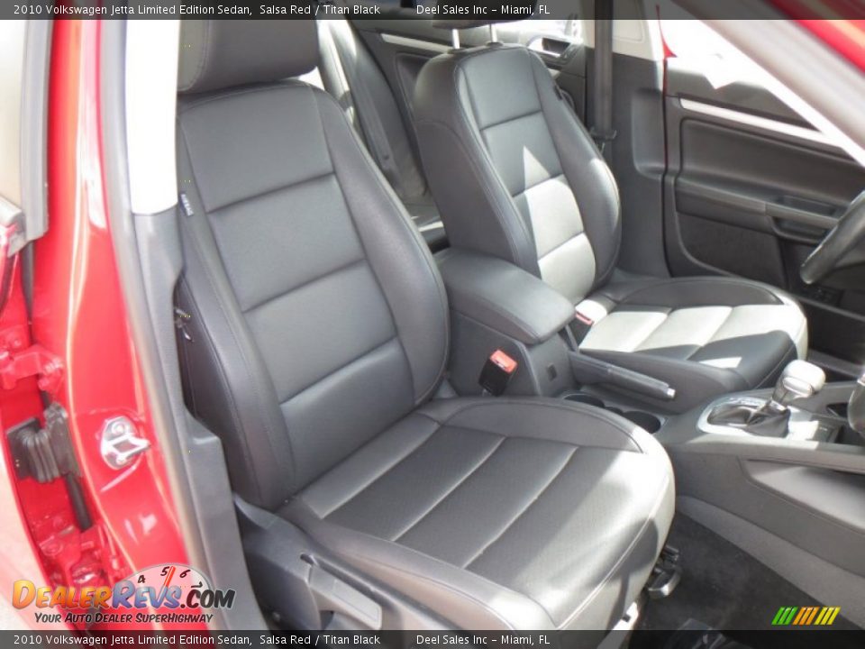 2010 Volkswagen Jetta Limited Edition Sedan Salsa Red / Titan Black Photo #10