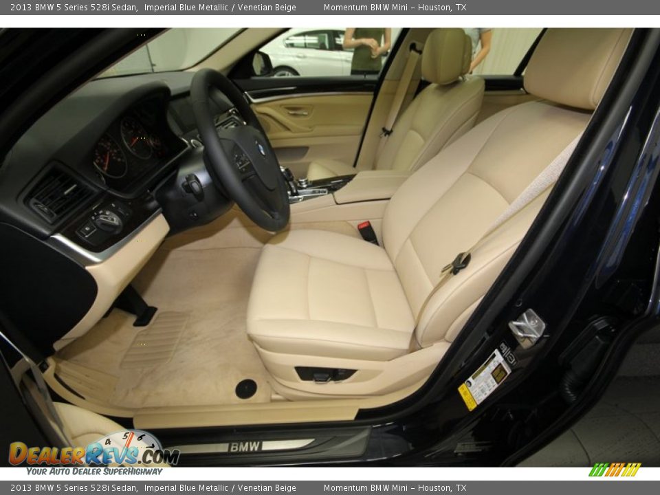2013 BMW 5 Series 528i Sedan Imperial Blue Metallic / Venetian Beige Photo #3