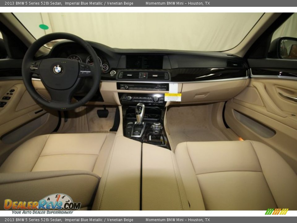 2013 BMW 5 Series 528i Sedan Imperial Blue Metallic / Venetian Beige Photo #4