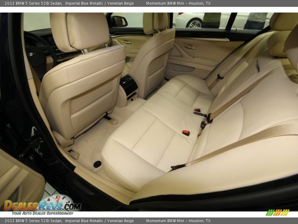2013 BMW 5 Series 528i Sedan Imperial Blue Metallic / Venetian Beige Photo #12