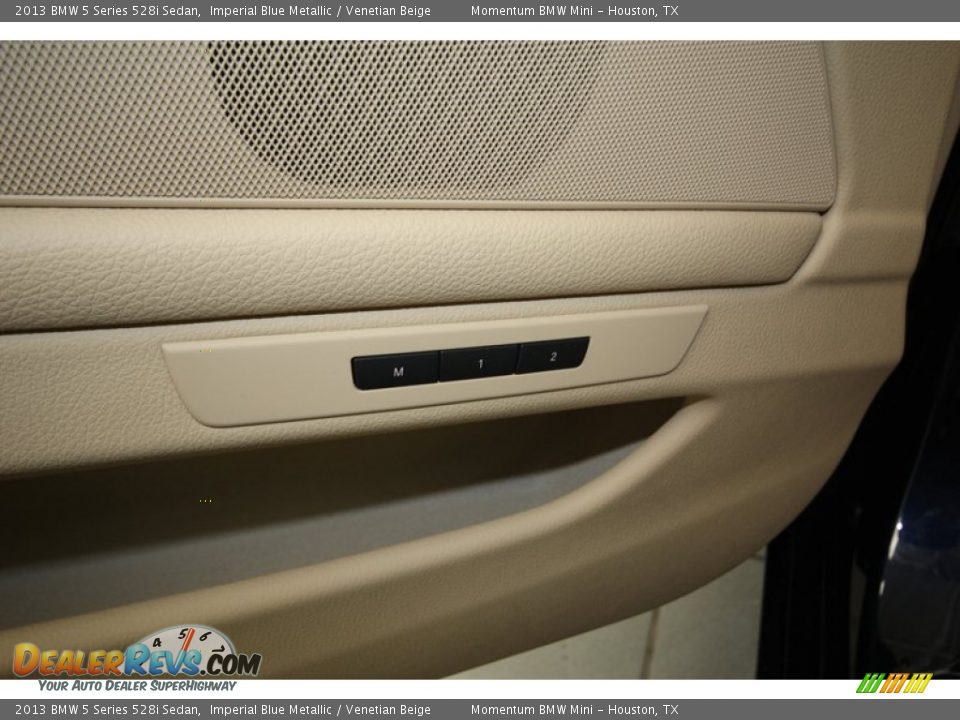 2013 BMW 5 Series 528i Sedan Imperial Blue Metallic / Venetian Beige Photo #15