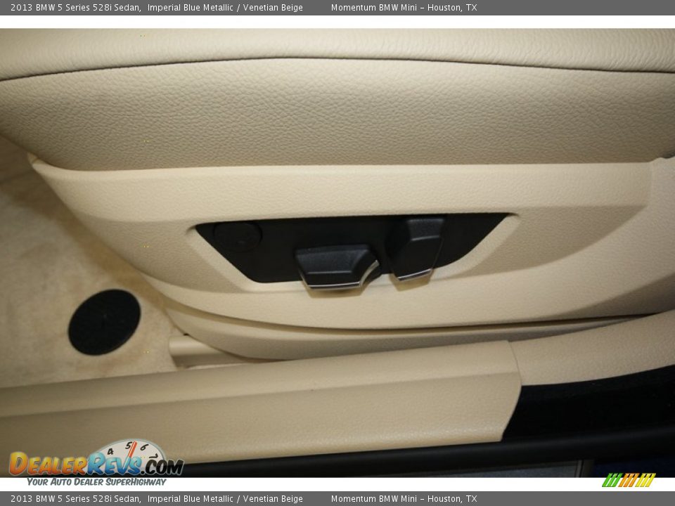 2013 BMW 5 Series 528i Sedan Imperial Blue Metallic / Venetian Beige Photo #16