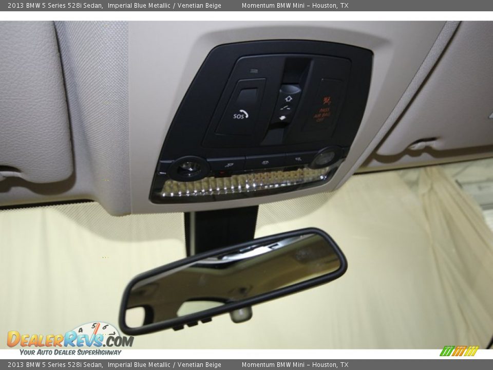 2013 BMW 5 Series 528i Sedan Imperial Blue Metallic / Venetian Beige Photo #17