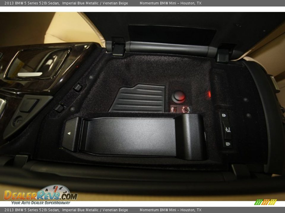 2013 BMW 5 Series 528i Sedan Imperial Blue Metallic / Venetian Beige Photo #24