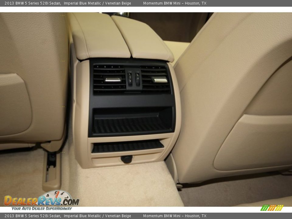2013 BMW 5 Series 528i Sedan Imperial Blue Metallic / Venetian Beige Photo #33