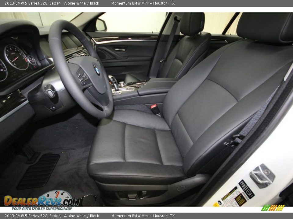 2013 BMW 5 Series 528i Sedan Alpine White / Black Photo #3