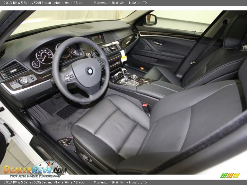 2013 BMW 5 Series 528i Sedan Alpine White / Black Photo #11