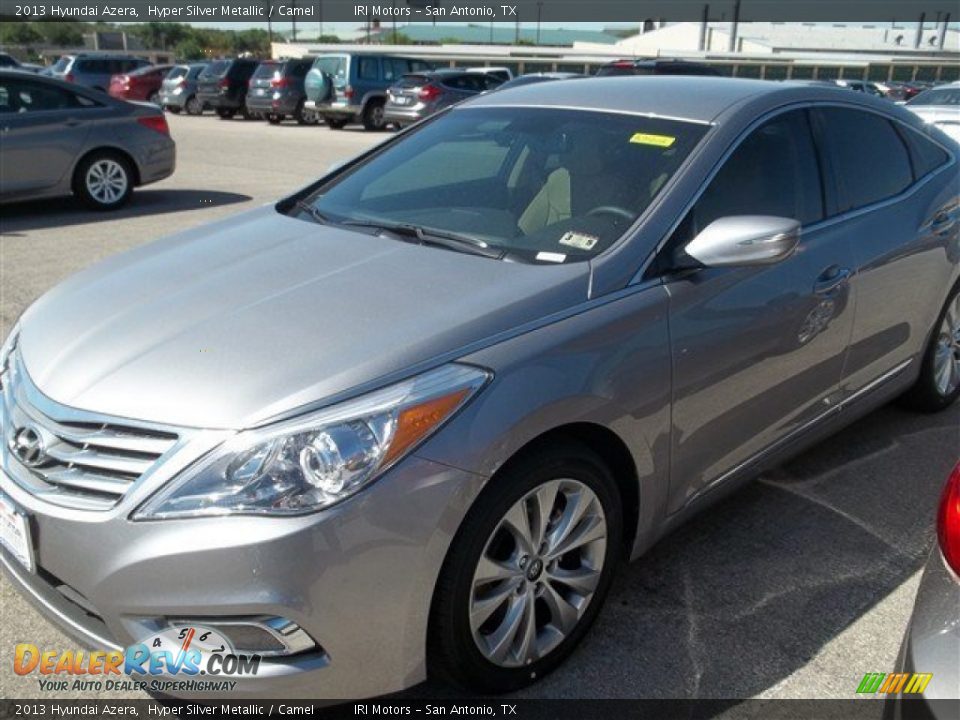 2013 Hyundai Azera Hyper Silver Metallic / Camel Photo #2