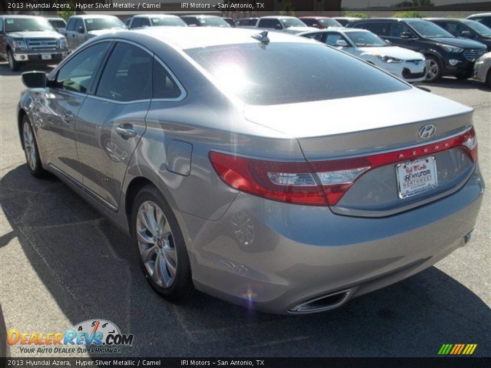 2013 Hyundai Azera Hyper Silver Metallic / Camel Photo #3