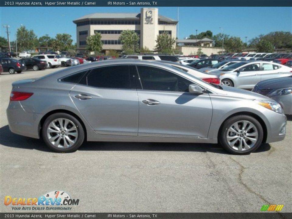 2013 Hyundai Azera Hyper Silver Metallic / Camel Photo #4