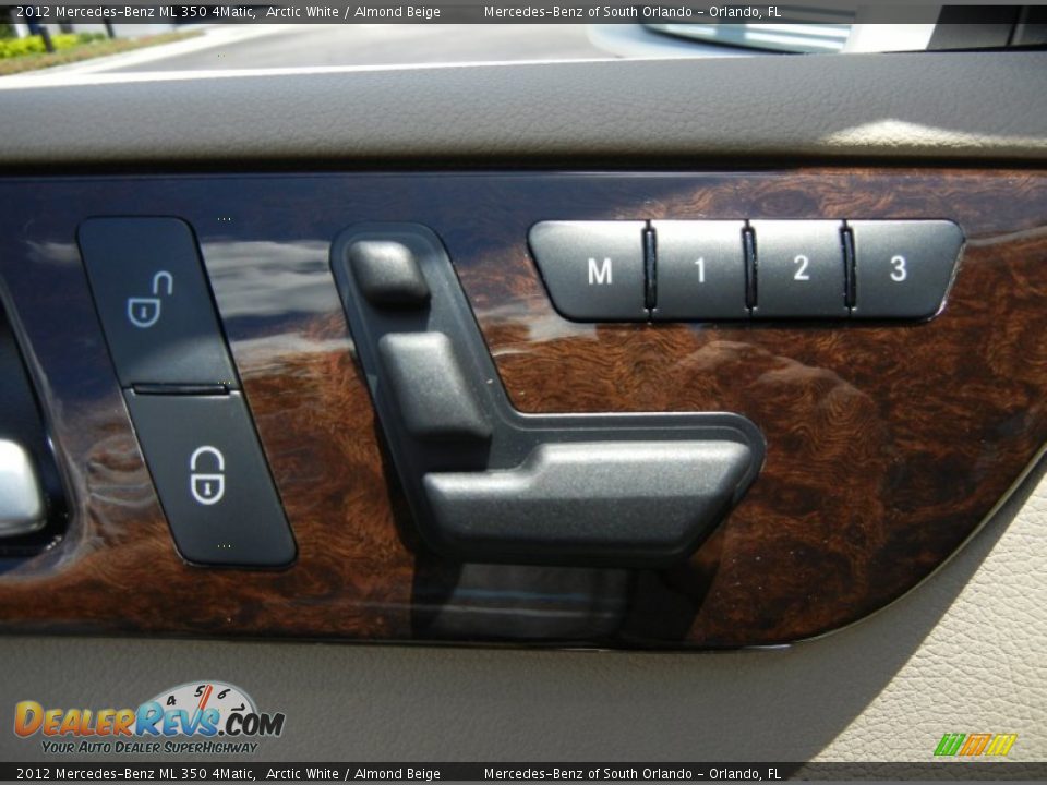 2012 Mercedes-Benz ML 350 4Matic Arctic White / Almond Beige Photo #14