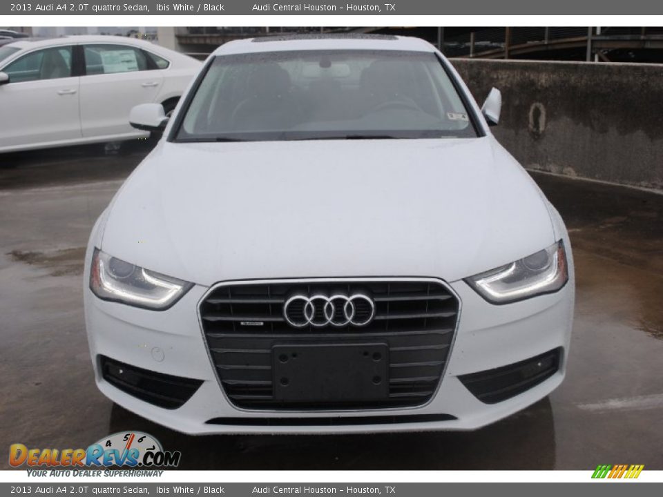 2013 Audi A4 2.0T quattro Sedan Ibis White / Black Photo #2