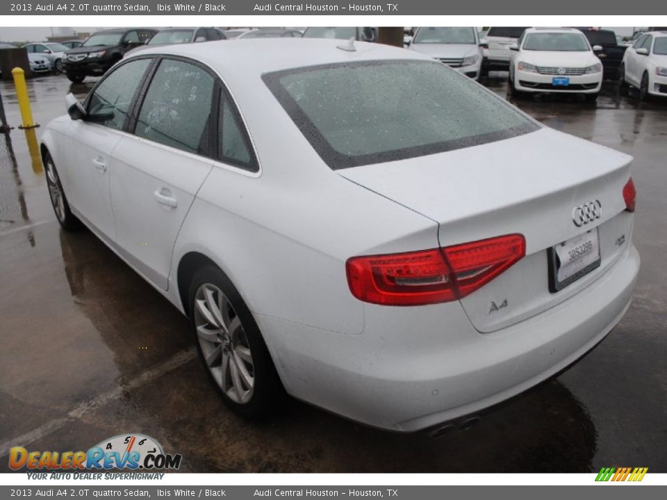 2013 Audi A4 2.0T quattro Sedan Ibis White / Black Photo #5