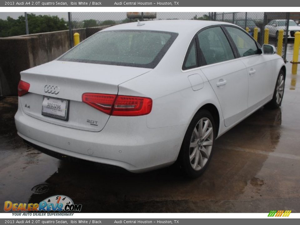 2013 Audi A4 2.0T quattro Sedan Ibis White / Black Photo #7
