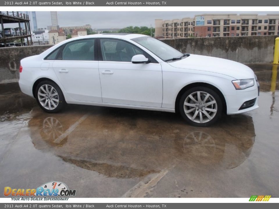 2013 Audi A4 2.0T quattro Sedan Ibis White / Black Photo #8