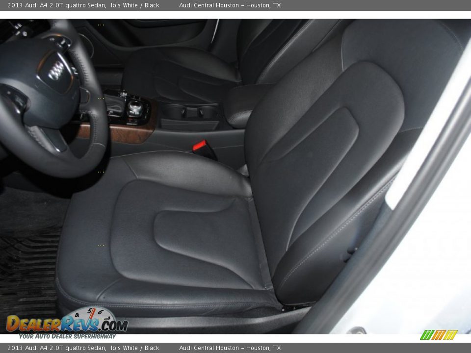 2013 Audi A4 2.0T quattro Sedan Ibis White / Black Photo #14
