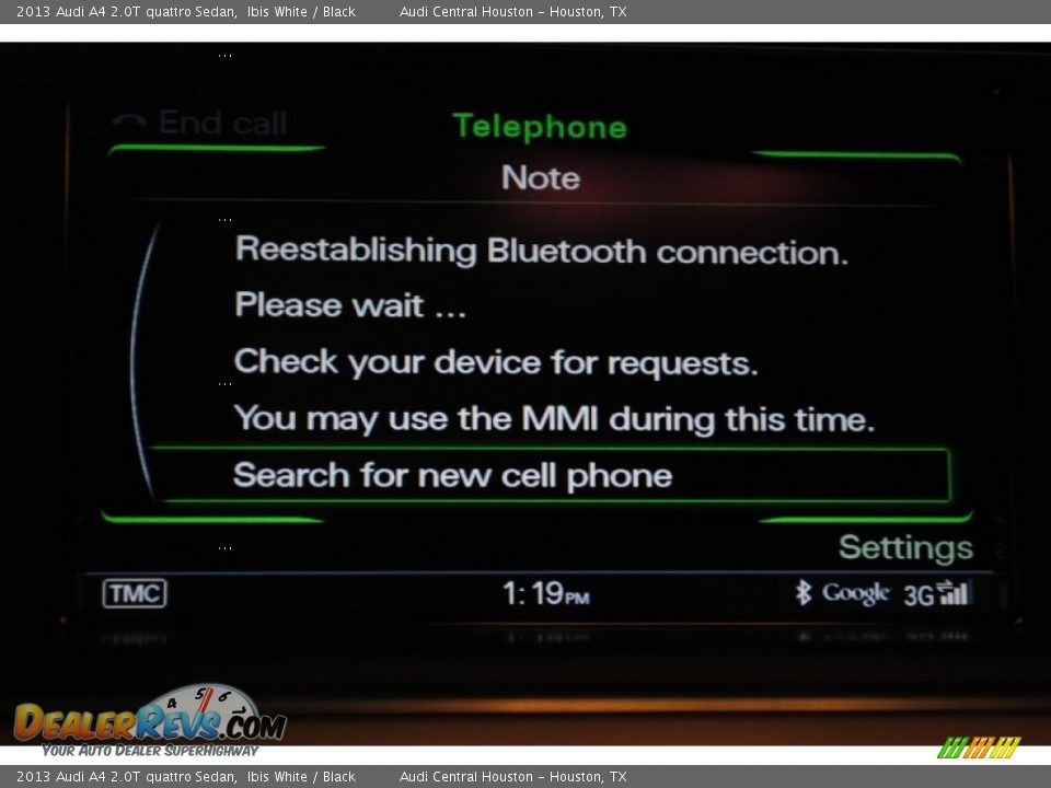 2013 Audi A4 2.0T quattro Sedan Ibis White / Black Photo #20