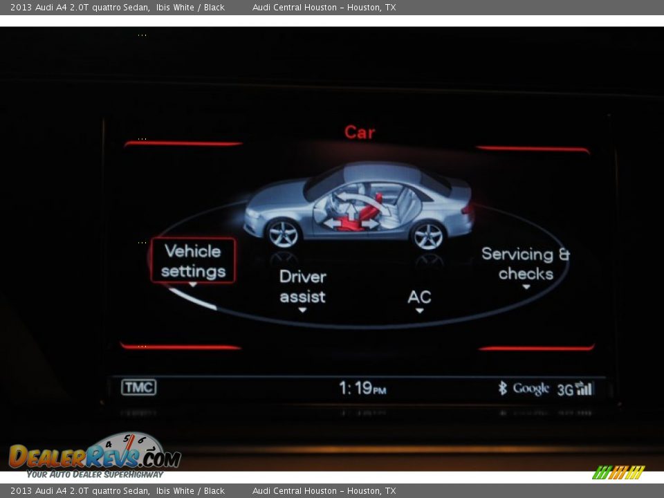 2013 Audi A4 2.0T quattro Sedan Ibis White / Black Photo #24