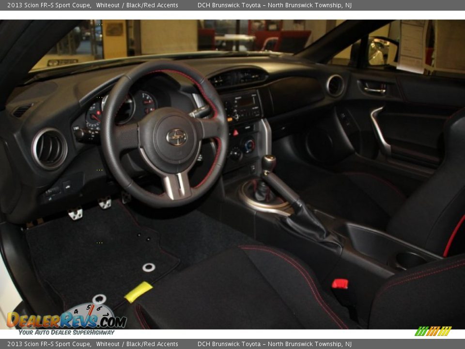 2013 Scion FR-S Sport Coupe Whiteout / Black/Red Accents Photo #6