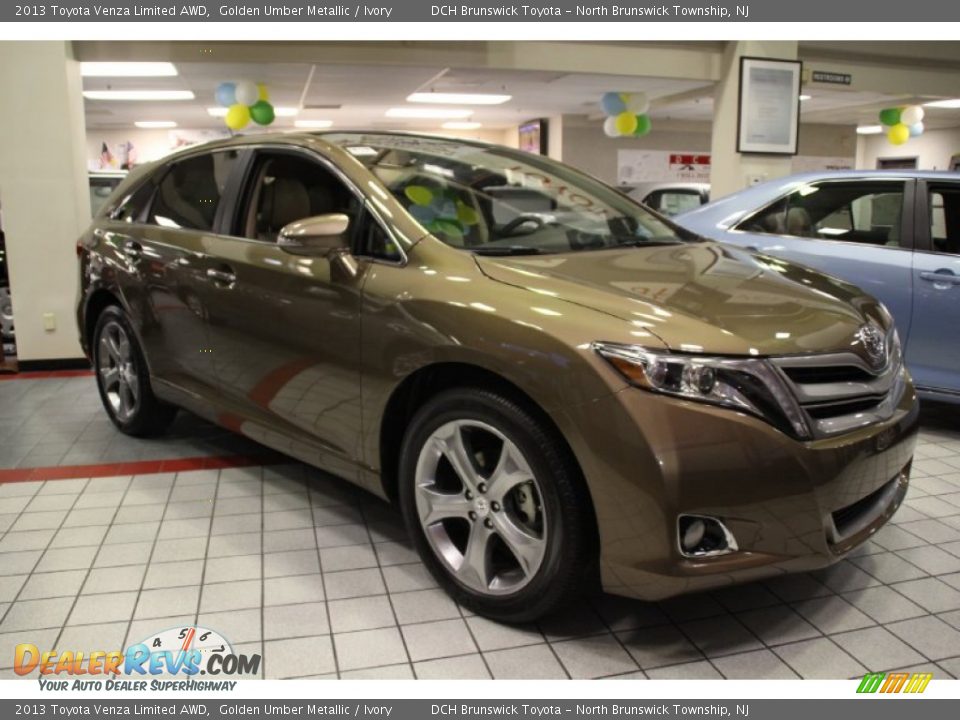 2013 Toyota Venza Limited AWD Golden Umber Metallic / Ivory Photo #1