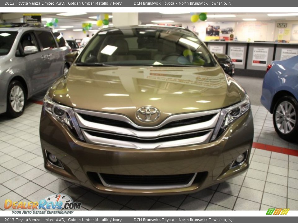 2013 Toyota Venza Limited AWD Golden Umber Metallic / Ivory Photo #2