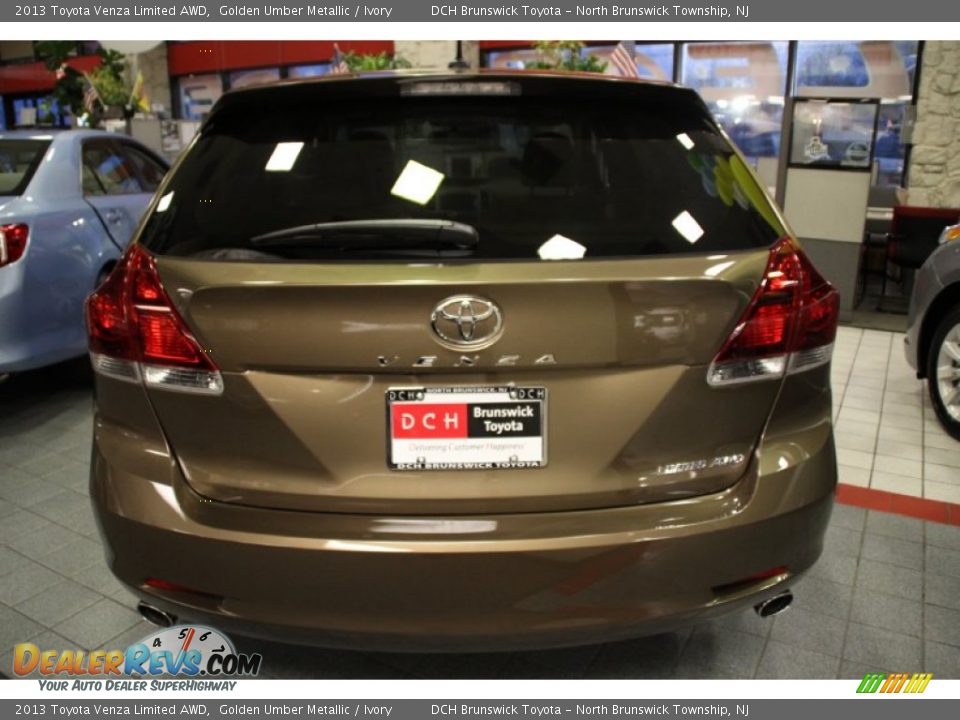 2013 Toyota Venza Limited AWD Golden Umber Metallic / Ivory Photo #4
