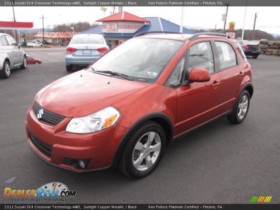 2011 Suzuki SX4 Crossover Technology AWD Sunlight Copper Metallic / Black Photo #1
