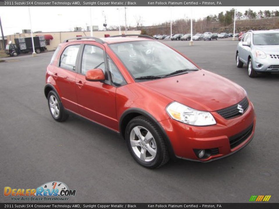 Front 3/4 View of 2011 Suzuki SX4 Crossover Technology AWD Photo #3