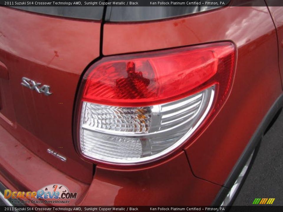 2011 Suzuki SX4 Crossover Technology AWD Sunlight Copper Metallic / Black Photo #11