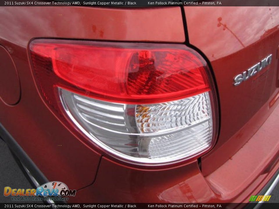 2011 Suzuki SX4 Crossover Technology AWD Sunlight Copper Metallic / Black Photo #12