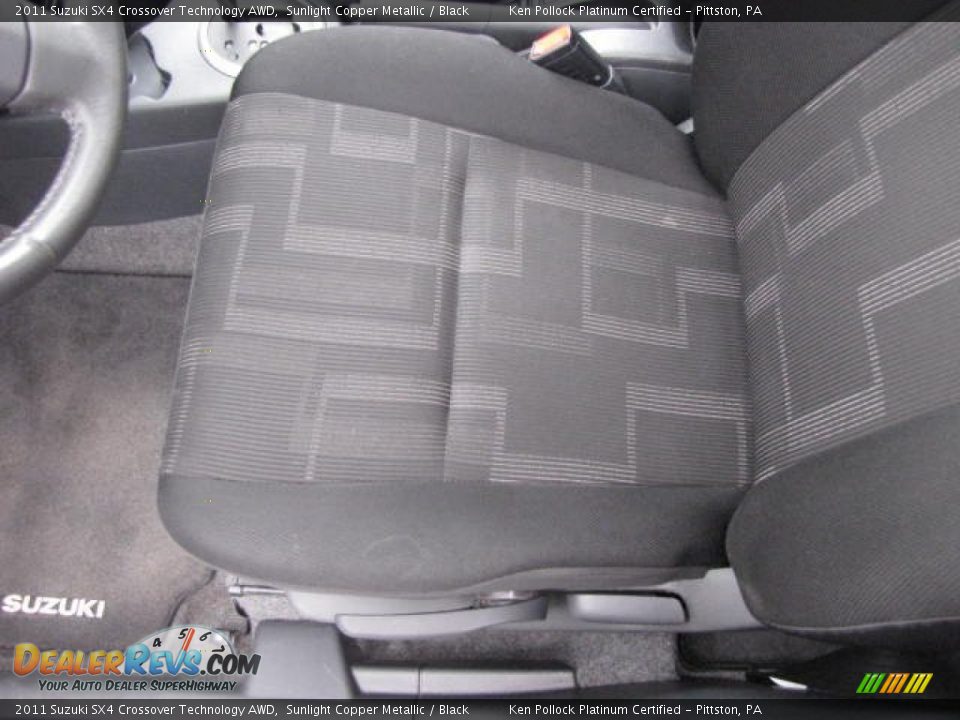 Front Seat of 2011 Suzuki SX4 Crossover Technology AWD Photo #18