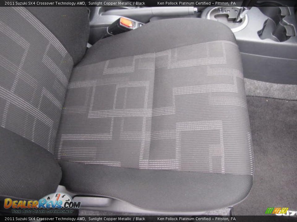 2011 Suzuki SX4 Crossover Technology AWD Sunlight Copper Metallic / Black Photo #20