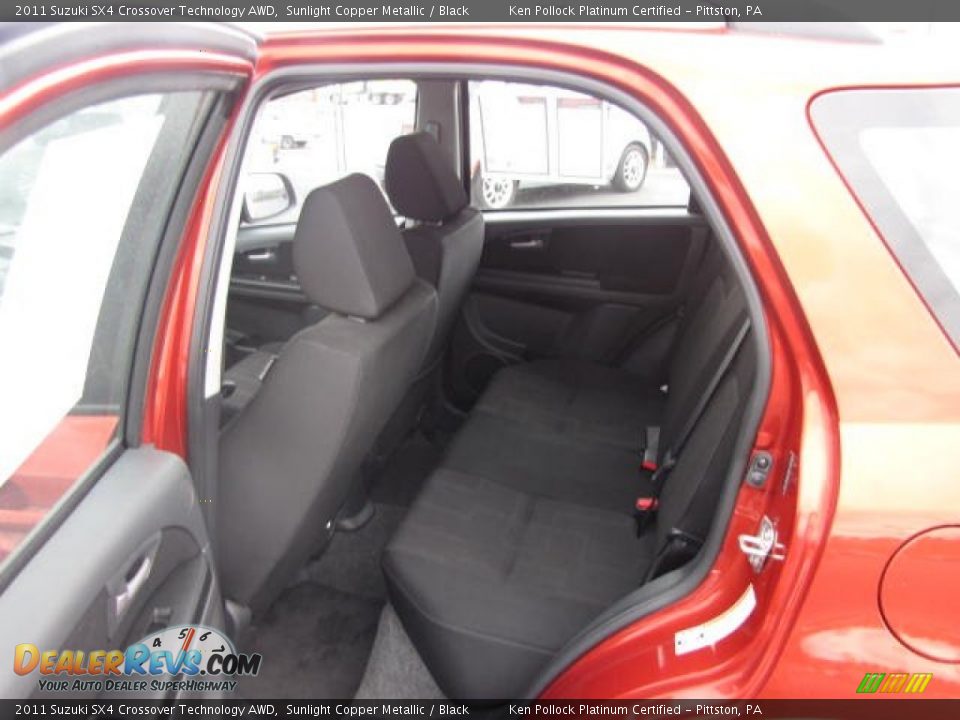 2011 Suzuki SX4 Crossover Technology AWD Sunlight Copper Metallic / Black Photo #21